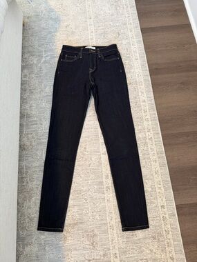 Flying Monkey Women's Skinny Jeans in Dark Indigo